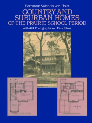 cover image of Country and Suburban Homes of the Prairie School Period